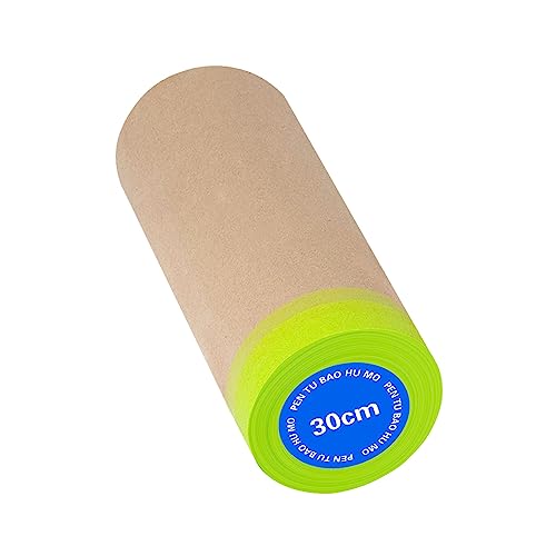 Tape and Drape, 12” x 50 feet Masking Paper for Painting, 1 Pack - size: 12",50ft