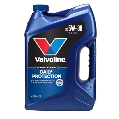 Valvoline Daily Protection SAE 5W-30 Synthetic Blend Motor Oil 5 QT - size: 5 quarts, style: Synthetic Blend
