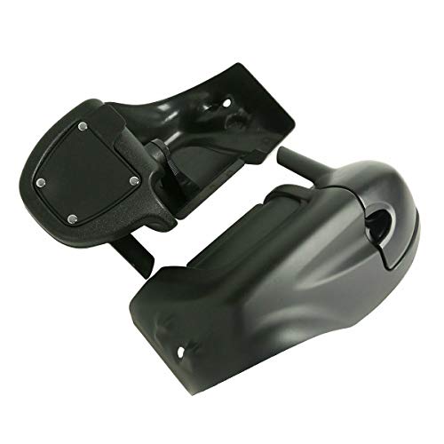 TCT-MOTORPARTS Matte Black Lower Vented Leg Fairings Cap Glove Box Fit For Harley Touring Road Street Electra Glide Road King Tour Electra Glide Ultra Classic FLHTC1983-2013 - color: Matte Black