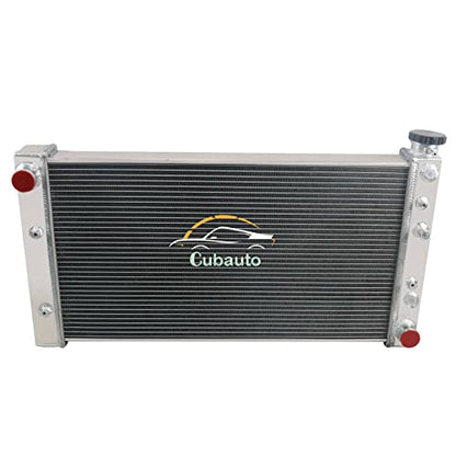 3 Row Core Radiators For 1982-1994 Chevy S10/S10 Blazer GMC S15 Jimmy SBC 350 Swap Small Block V8 Full Aluminum Radiator 1983 1984 1985 1986 1987 1988 1989 1990 1991 1992