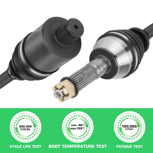 Youxmoto Rear CV Axle Drive Half Shaft for Polaris 2013-2018 Ranger XP 900 (Non High-Lift), 2017-2018 Ranger CREW XP 1000 (Non HST), Ranger Crew 900/900-5/900-6 2014 2015 2016; for 1332947 - size: 2*Rear Axle