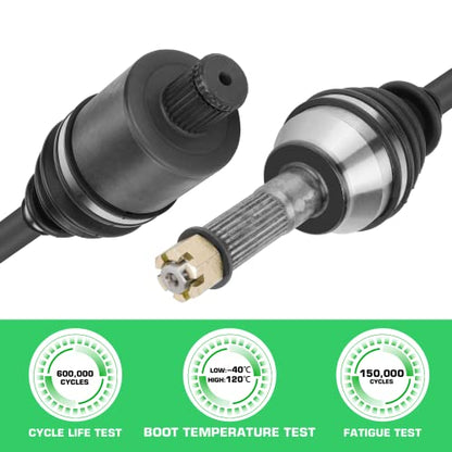 Youxmoto Rear CV Axle Drive Half Shaft for Polaris 2013-2018 Ranger XP 900 (Non High-Lift), 2017-2018 Ranger CREW XP 1000 (Non HST), Ranger Crew 900/900-5/900-6 2014 2015 2016; for 1332947 - size: 2*Rear Axle