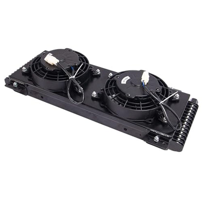 Transmission Oil Cooler Shroud Fan for Tru-Cool 40,000 40k GVW Low-Pressure Dr LPD47391 Black