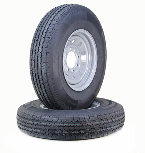 Free Country Trailer Tire Wheel ST225/90R16 14PR 127L 8X6.5" Silver Mod Pk2 - size: ST225/90R16