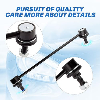 Stabilizer Sway Bar Link Front Compatible With Chevy Equinox, Pontiac Torrent, Saturn Vue Front Sway Bar End Links K80460, K80461 - size: K80460 & K80461