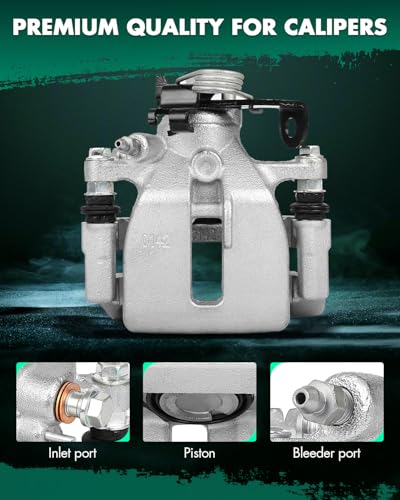 SCITOO 1PC 19B3415 Rear Driver Side Disc Brake Caliper With Bracket - size: Rear Driver[19B3415]