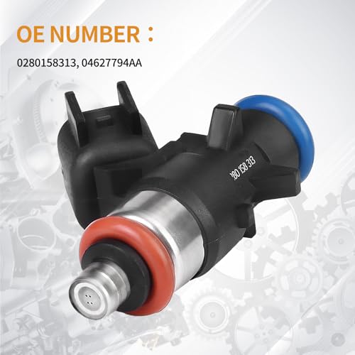 Set of 6 Fuel Injectors 0280158313 Injector for Jeep Cherokee V6 3.2L 14-17