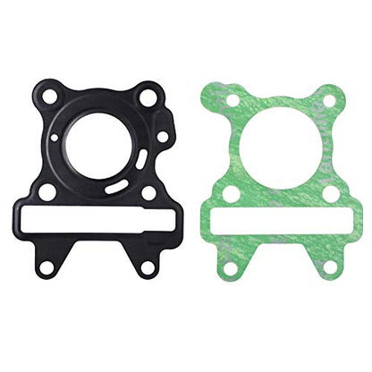 AHL Cylinder Head Piston Kit Gasket Fuel Filter 100cm Oil Tube Set 38mm Bore for CE50D Jog Deluxe 2013-2017/CE50P Jog Petit 2015-2017