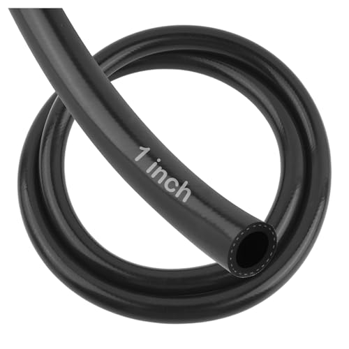 5Ft 1" Heater Hose for Cars,Silicone Car Coolant Hose for Transferring Water/Air,Straight & Cuttable Car Radiator Hoses Vehicle Accessories Working Pressure 250PSI (1In 5Ft) - color: 1In 5Ft