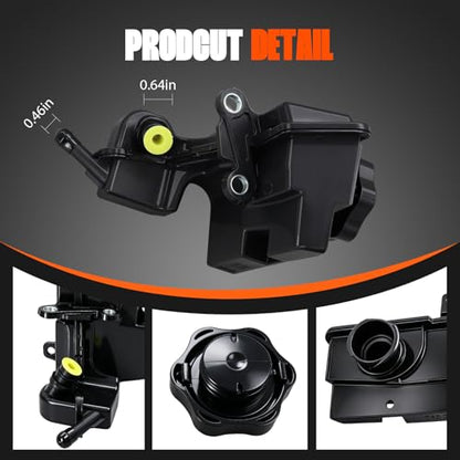 603-845 Power Steering Oil Reservoir Tank for Focus 2006-2011, for Transit Connect 2010-2011 Replaces#6S4Z3E764B 9S4Z3E764A - size: 603-845