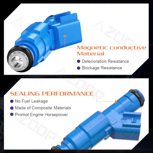 for Dodge Ram 1500 Dakota Durango 2002-2007 4.7L, 0280155849 Fuel Injectors - size: For Ram 1500/Dakota/Durango 4.7L V8 (2002-2007)