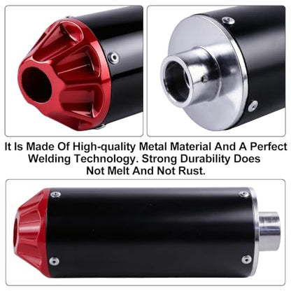 FLYPIG 28mm Dirt Bike Exhaust Muffler Pipe Silencer for XR50 CRF50 50cc