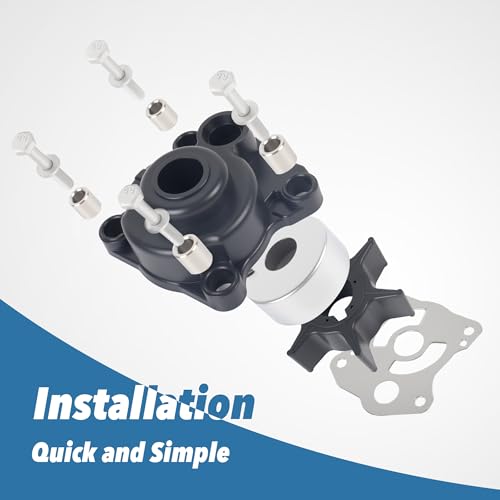 MARKGOO Water Pump Impeller Repair Kit with Housing for Honda Outboard 35 40 45 50 HP BF35 BF40 BF45 BF50 Boat Motor Engine Rebuild Parts Replacement 06193-ZV5-020 06193-ZV5-030 06193-ZV5-010