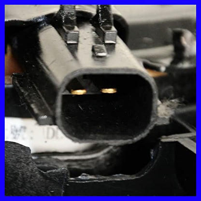 TRQ Radiator & AC Condenser Cooling Fan Left Right Pair - style: RFA80444