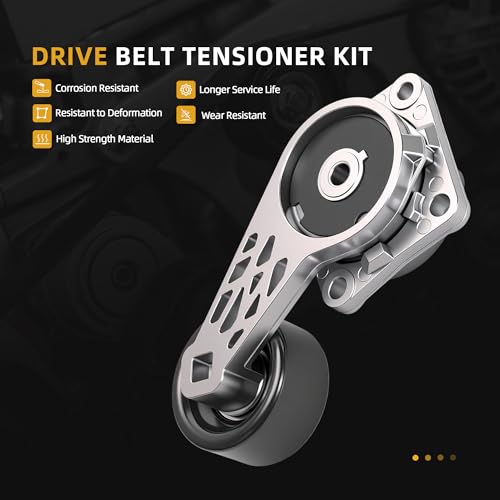 Belt Tensioner Serpentine Belt Idler Pulley Kit #38001 36157 - size: for F-150/Expedition/Explorer 2005-2014