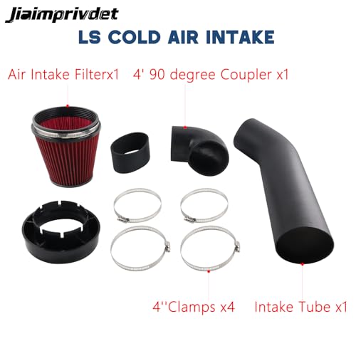 4" LS Swap Cold Air Intake Kit for LS1 LS2 LS3 LQ4 LQ9 LY6