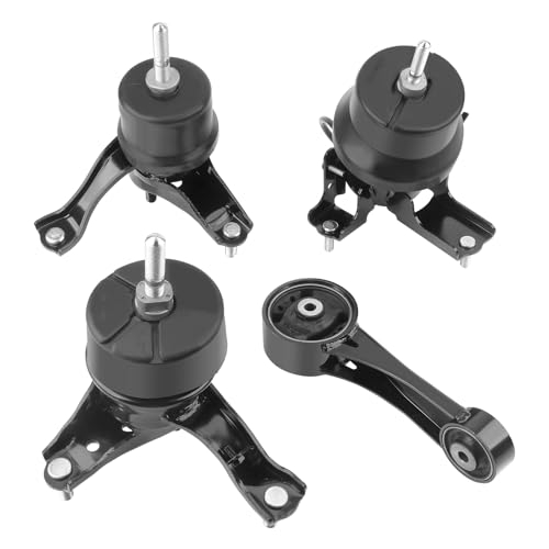 4PCS Engine Motor Mount Set Compatible with Toyota Sienna 2011 2012 2013 2014 3.5L V6 Transmission Motor Mount Replacement # A4288 A42017HY A62036HY A62045