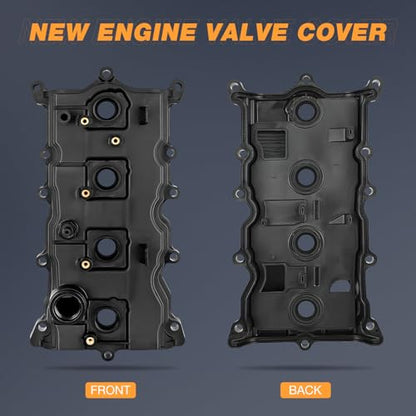 Nilight Engine Valve Cover with Gasket, Replace# 13264JA00A 13270JA00A - size: for Nissan Altima 2007-2013, Sentra 2007-2012