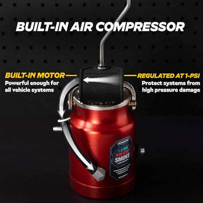 AutoLine Pro Shop Series Plus Smoke Machine - EVAP Leak Tester +Air Pump - style: Shop Series Plus & Acc