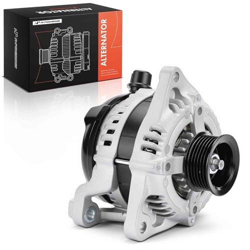 A-Premium Alternator, 12V 150A 6-Groove Pulley CW, Compatible with Ford