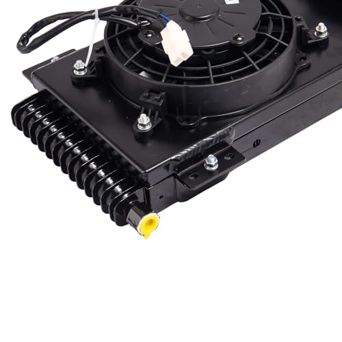 Transmission Oil Cooler Shroud Fan for Tru-Cool 40,000 40k GVW Low-Pressure Dr LPD47391 Black