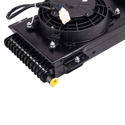 Transmission Oil Cooler Shroud Fan for Tru-Cool 40,000 40k GVW Low-Pressure Dr LPD47391 Black