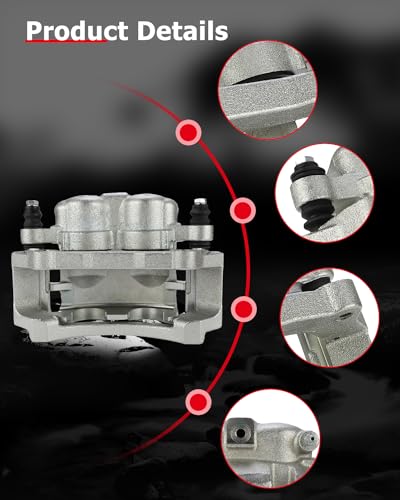 cciyu Rear Left & Right Disc Brake Calipers w/Bracket 18B4895 18B4894 - size: Rear[18B4895+18B4894]