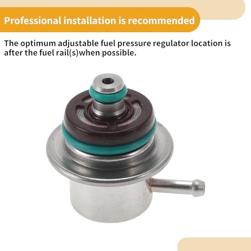 Fuel Pressure Regulator Fuel Pump Regulator for Mercedes-Benz C-Class 1993-2001 No.0280160587 Metal Corrosion Resistant 20-70 Psi 1 Pcs