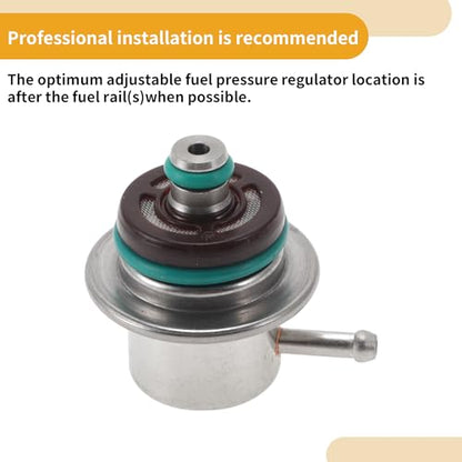 Fuel Pressure Regulator Fuel Pump Regulator for Mercedes-Benz C-Class 1993-2001 No.0280160587 Metal Corrosion Resistant 20-70 Psi 1 Pcs