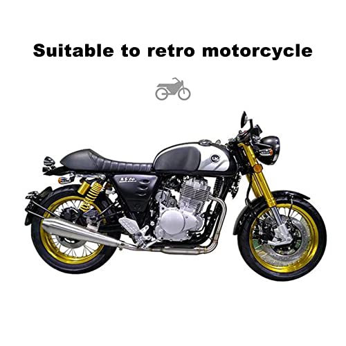 Sporacingrts Stainless Steel Motorcycle Exhaust Muffler Silver - color: Sliver