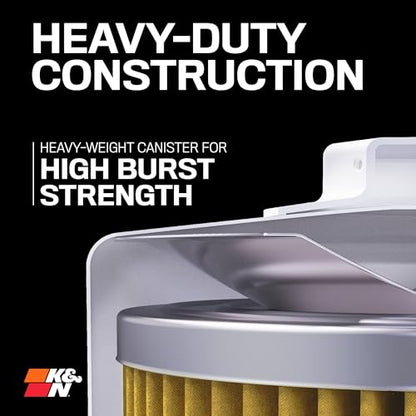 K&N Oil Filter: 20,000 Mile Engine Protection with Wrench Off Nut, HP-3003