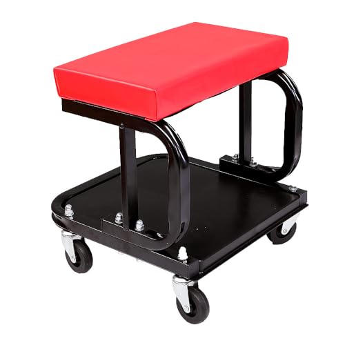 Mechanics Roller Seat, 300 LBS Capacity Rolling Creeper