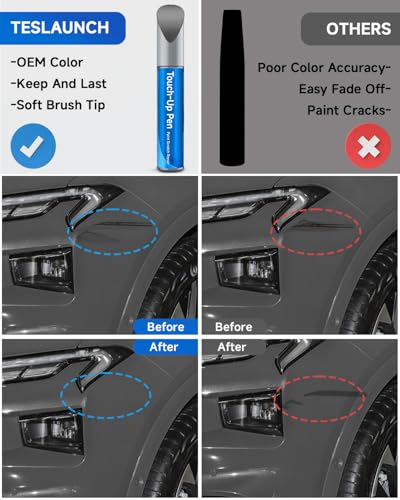1G3 Magnetic Gray Metallic Touch Up Paint Compatible with Toyota Exact Match Touch Up Paint Car Scratch Repair - color: Magnetic Gray Metallic(1G3) compatible with 4Runner/Avalon-models/Corolla/Crown/Highlander-models/Land-Cruiser/Prius/Prius-c/Prius-Prim