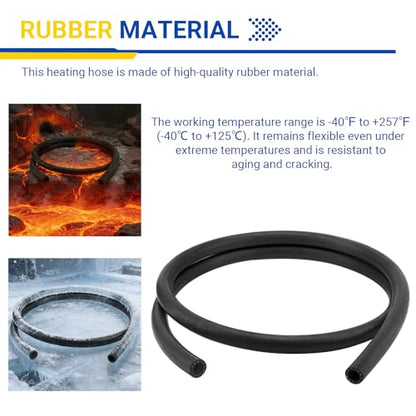 28490 Inner Diameter 1/2 Heater Hose,6' Length Universal Coolant Hose