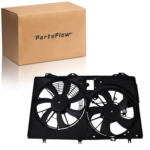PartsFlow Radiator Cooling Fan Assembly for Toyota Sienna 623940 - color: For Toyota Sienna