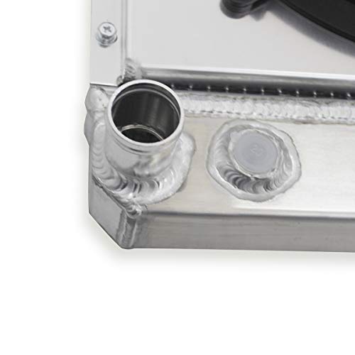 3 Rows Aluminum Radiator Fan Shroud for 1996-2005 2000 Che vy Chev - size: 82