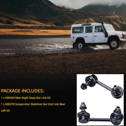2pc Rear Sway Bar Link Kit for Hona CR-V 2002 2003 2004 2005 2006