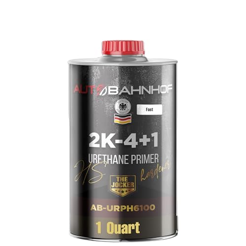 AB-URPH6100 2K 4:1 Urethane Primer Fast Hardener – Quick Drying, High Adhesion, Professional Auto Body & Industrial Coating Catalyst – 1 Quart (32 Fl Oz) - color: Fast Hardener