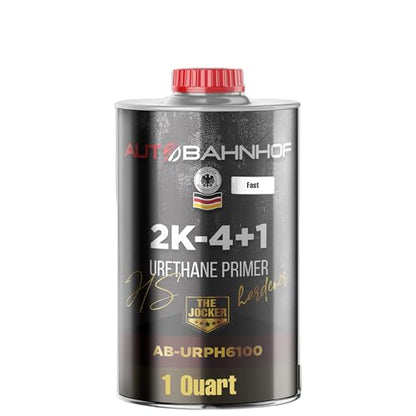 AB-URPH6100 2K 4:1 Urethane Primer Fast Hardener – Quick Drying, High Adhesion, Professional Auto Body & Industrial Coating Catalyst – 1 Quart (32 Fl Oz) - color: Fast Hardener