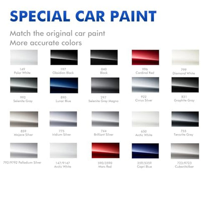 650 Arctic White Touch Up Paint Compatible with Mercedes Benz - color: Arctic White 650