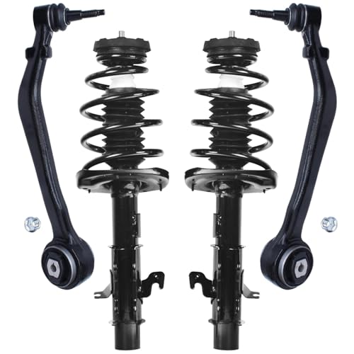 Detroit Axle - 6.2L Front Struts Control Arms for 2010-12 Chevrolet Camaro - size: 4CQ50678/Big Kit