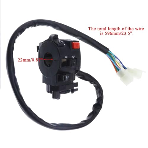 PRO BAT Universal 7/8" 22mm Handlebar Control Switches with Choke