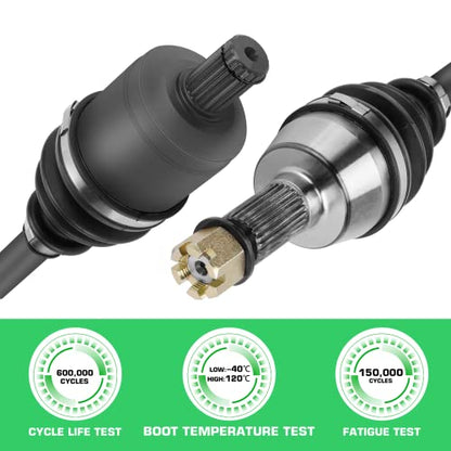 Youxmoto 2pcs Front CV Axle for Polaris 2013-2019 Ranger 900 XP; 2017-2020 Ranger XP 1000; 2010-2014 RZR S 800/RZR 4 800; 2015-18 Ranger Diesel; Drive Shaft Assembly, For 1332637 - size: 2*Front Axle