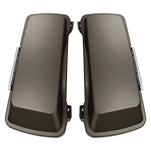 Green-L ABS 5" Stretched Saddlebag Fit for Harley Touring 1993-2013 - color: Pewter 2#