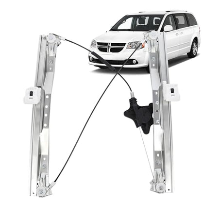 749-508 Front Driver Side Power Window Regulator Without Motor Replacement Fit for Chrysler Town & Country Dodge Grand Caravan Ram C/V for VW Routan 2008-2016 - size: Front Left, style: 749-508
