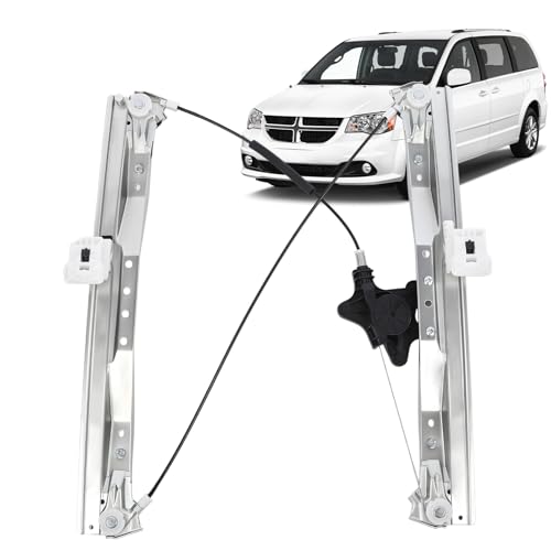 749-508 Front Driver Side Power Window Regulator Without Motor Replacement Fit for Chrysler Town & Country Dodge Grand Caravan Ram C/V for VW Routan 2008-2016 - size: Front Left, style: 749-508