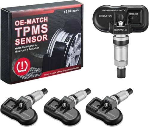BDFHYK 4PCS Upgrade 315Mhz TPMS Sensor Compatible with F-150 Edge Ranger Flex Mustang Explorer Fusion GT Transit Connect, Lincoln Continental MKX Replaces# F2GT1A180AB F2GT1A150AB F2GZ1A189A - style: HC3Z1A189A