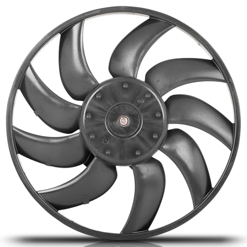 SCITOO 8K0959455F AC Condenser Fan Assembly for Audi & Porsche Model - size: 8K0959455F