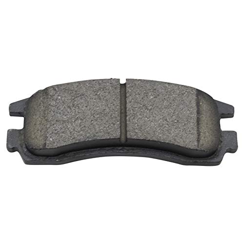 TRQ Front and Rear Brake Pad and Rotor Set Ceramic - style: BKA36435