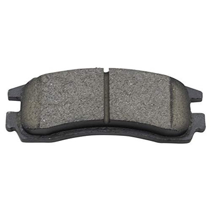 TRQ Front and Rear Brake Pad and Rotor Set Ceramic - style: BKA36435